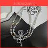 Pvc Long Crossbody Phone Lanyard With Crystal Beads And Bow For Women And Men