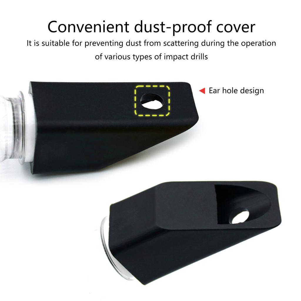 Heavy Duty Drill Bit Dust Collector Cover Drill Dust Catcher For Electric Hammer Impact Drills Anti Ash Trapping Device