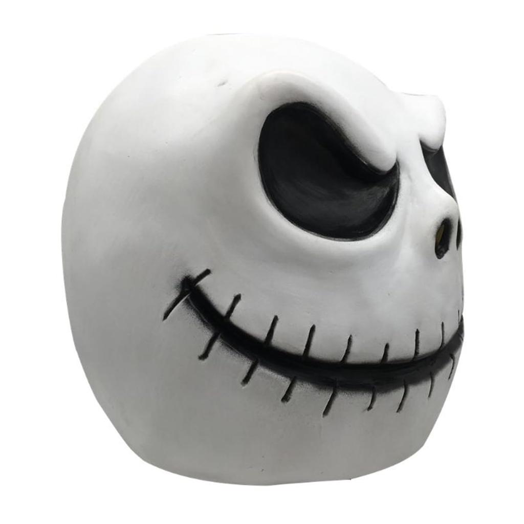 [SCGEHA] Skeleton Ghost Mask - Christmas, Scary, Horror, Cosplay, Halloween Costume - Includes 2 Balloons
