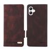 For Samsung Galaxy A06 5G Case Leather Wallet Flip Phone Cover with Hardware Decor