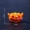 Micro-landscape Luminous Halloween Pumpkin Ghost Figurine Decorative Accessories Mini Ornaments