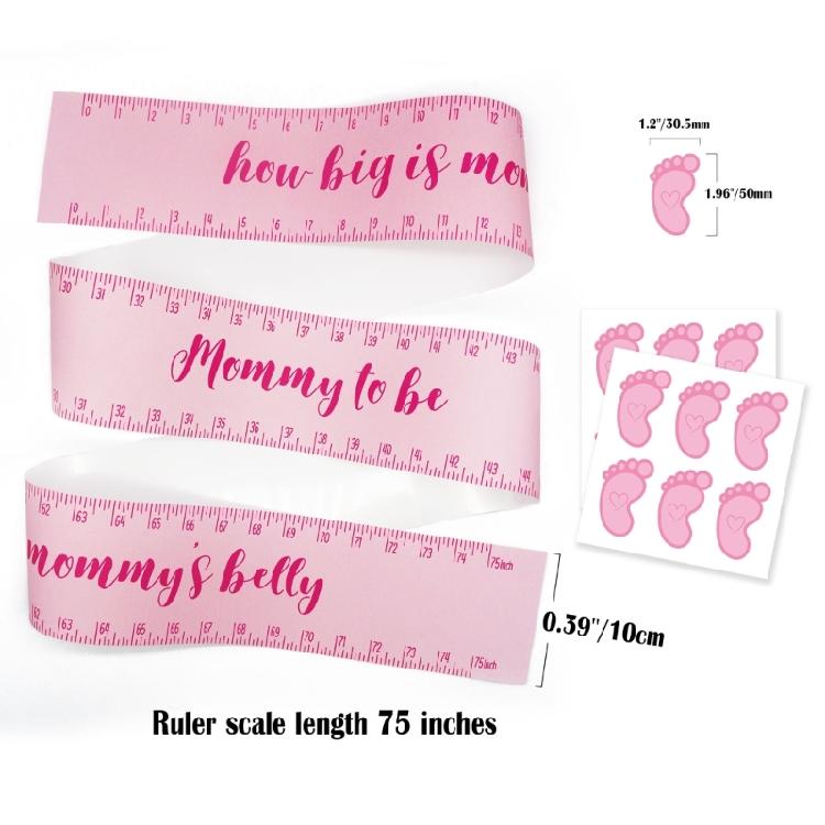 How Big is Mommy's Belly, Mommy's Belly Sign Baby-Shower Game Party Supplies
