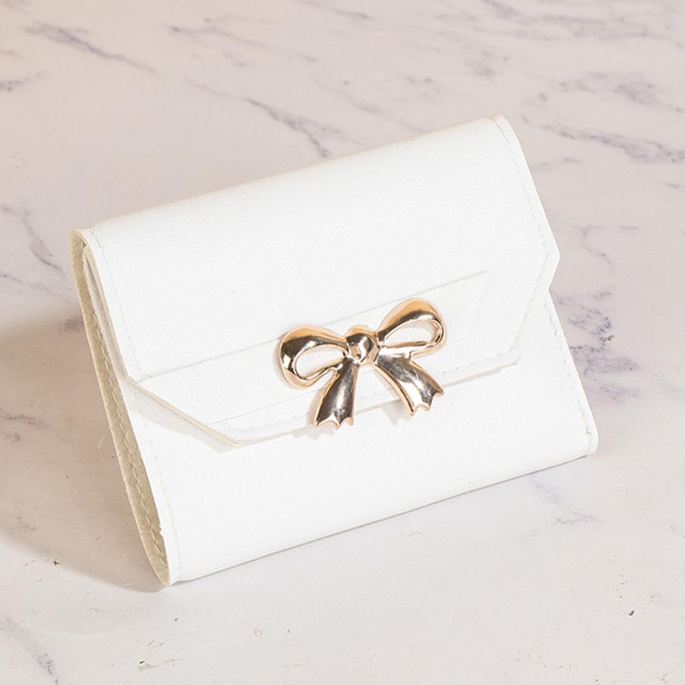 Fashion PU Leather Women Wallet Foldable Small Short Coin Purses Card Holder Ladies