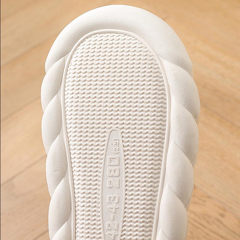 Fashion Smile Furry Men's Slippers EVA Foam Comfort House Slides Thick Bottom Popular Sole Indoor Slides Fluffy Cozy Warm Men's Slippers