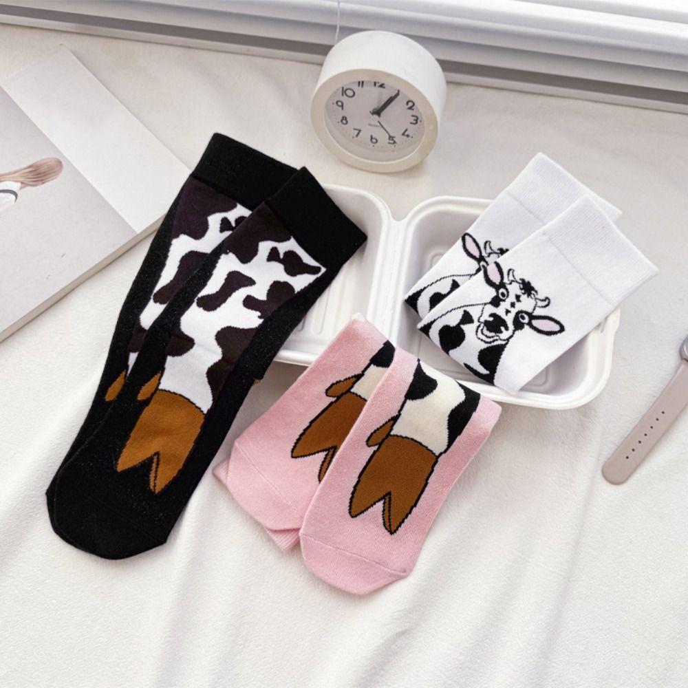5 Paar Cartoon Hühnerfuß Socken Druck Zehe Kuh lustig Kurze Socken Kreativ Lustige Frosch Socken Damen