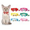 2PC Cute Cat Collar With Bell Pet Collar Pendant Adjustable Bow Tie Beautiful Collar Christmas Pets Gift Pet Accessories