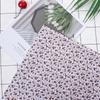 7Pcs Cotton Pre-cut Fabric Coffee Dot Floral Design Polka Dot Cloth  Hand Sewing Creation