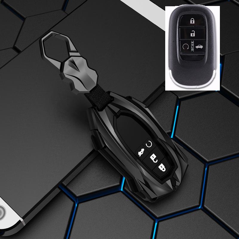 Zinc Alloy Key Fob Cover Suitable Fit For Dongfeng Honda Crv Key Fob Cover 11, 11Th Generation Civic, 10Th Generation Accord Luxury Edition