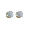 Natural Opal Magnetic Earrings Healthcare Weight Loss Slimming Non Piercing Ear Clip Earrings Stimulating Acupoints Healthy Care