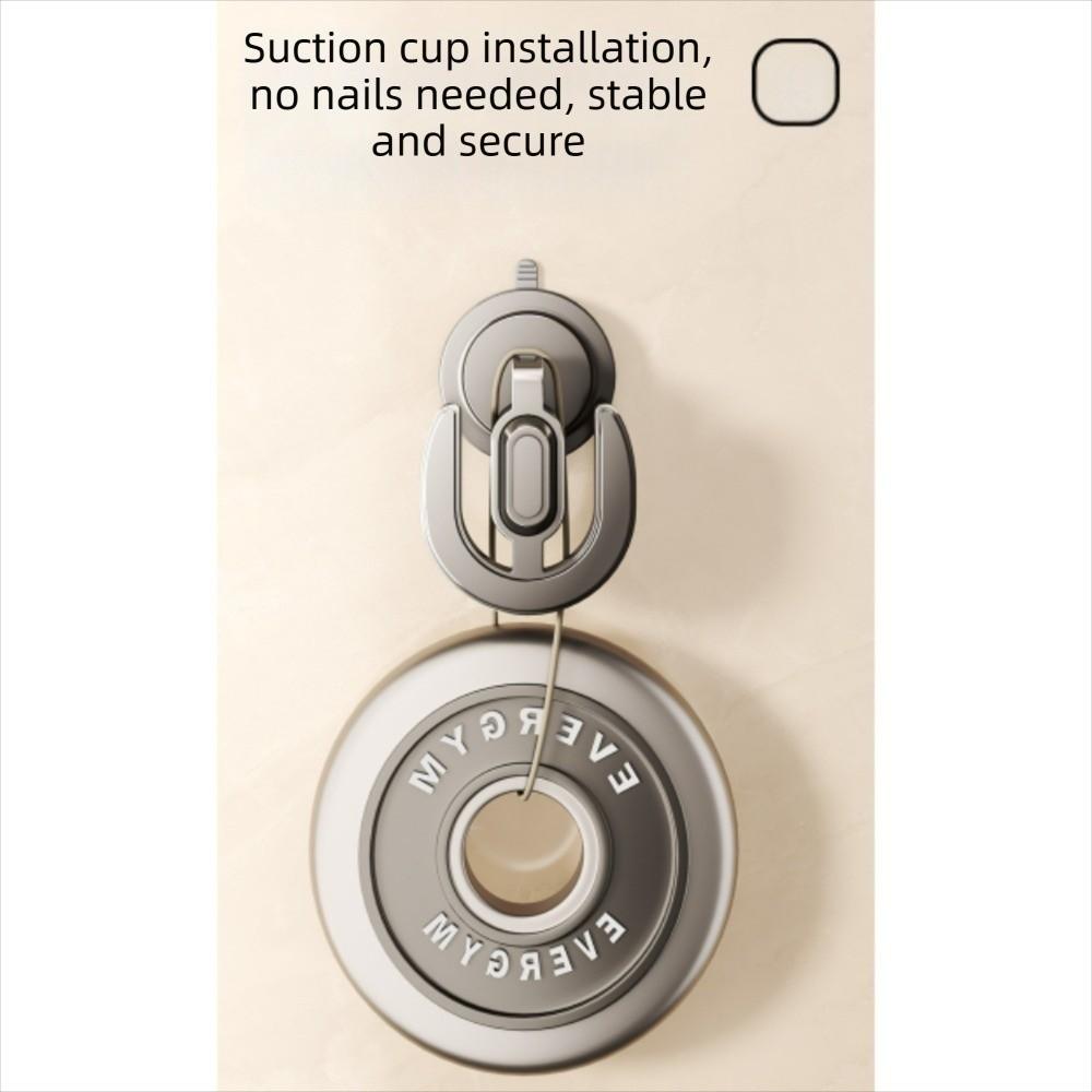 2pcs No Punching U-shaped Slipper Rack Suction Cup Bathroom Sandal Holder Balcony