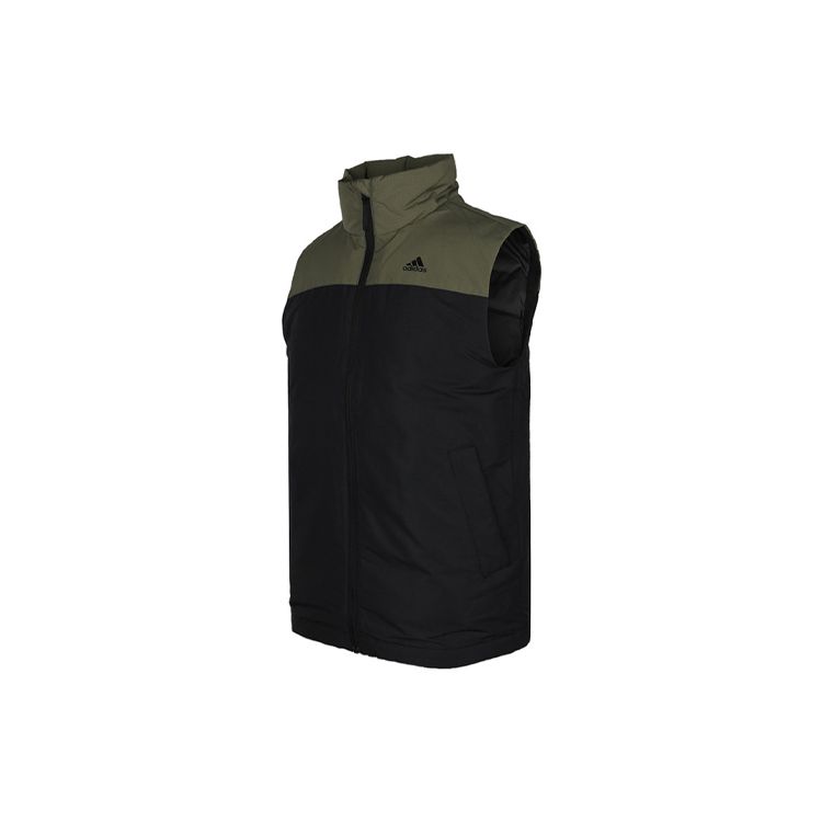 Adidas Winter Down Puffer Vest Stand Collar Men Outerwear Black FS0035