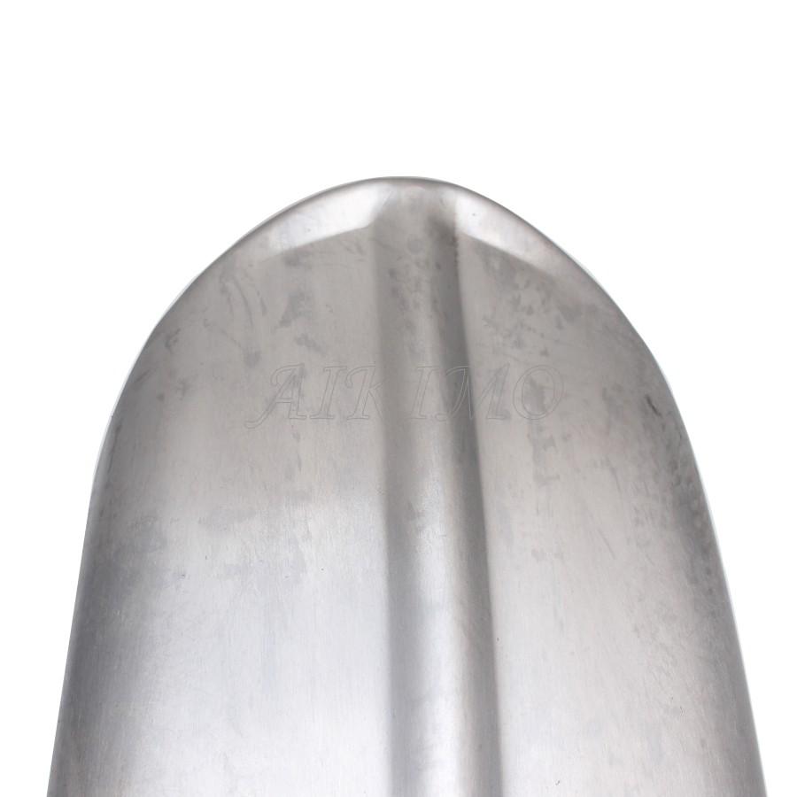Motorcycle 5"/6'' Steel Ribbed Rear Fender Raw Rolled Edge Fit For Harley Chopper Bobber Custom Rigid Universal