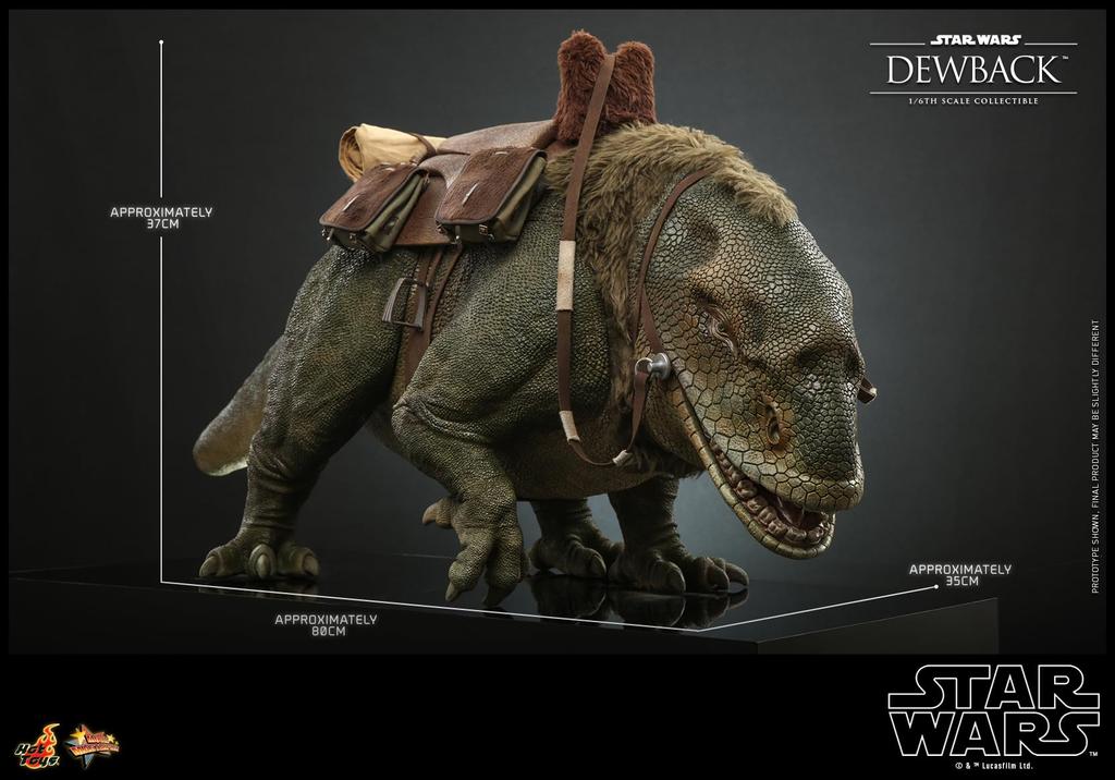 Movie Masterpiece Star Wars Episode 4: A New Hope Dewback 16 Scale Figure