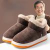Heel Shoes for Warmth, Thick-soled Indoor Home Use, Fleece and Thickened Cotton Shoes