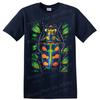 Colorful Beetle Insect T Shirt Botanical Nature Art Cool Bug Lover Graphic Tee