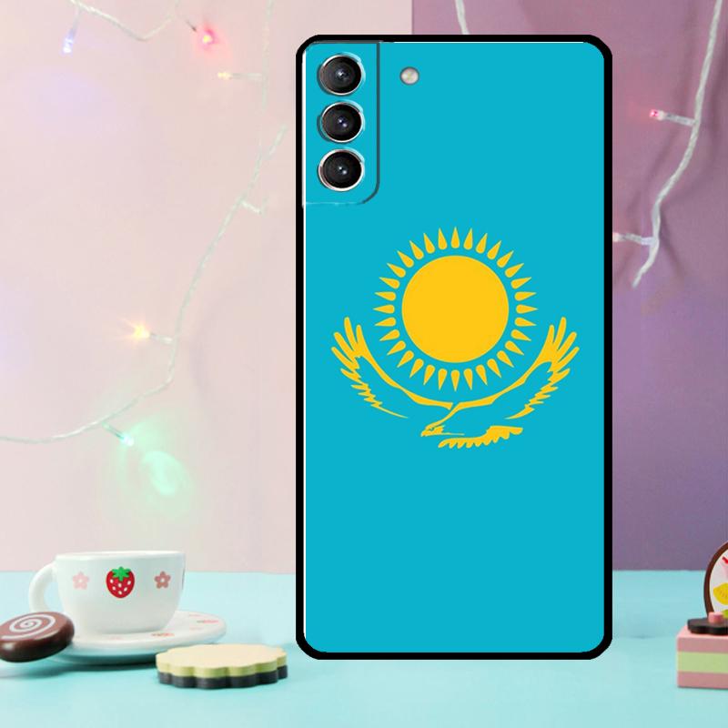 

Kazakhstan Flag Phone Case For Samsung Galaxy S24 S25 Ultra S21 S22 S23 Ultra S9 S10 S20 Plus S25 FE Cover Galaxy S25 FE