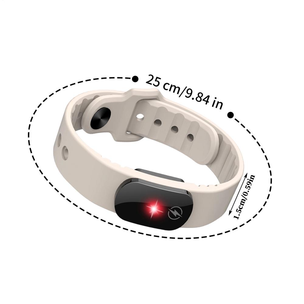 Wrist Grounding Strap Unisex Anti Static Adjustable Wrist Strap Electrostatic Removal Grounding Bracelet For Adults Women Men белый