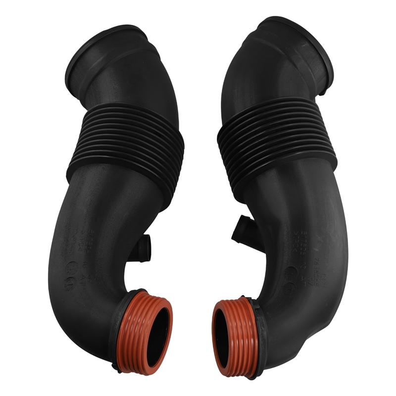 HOT-For BMW F15 F16 X5 X6 2013-2019 Car Engine Air Intake Hose 13717638569 13717638568,For BMW F15 F16 X5 X6 2013-2019 Car Engin Photo Color