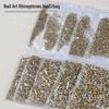 3D Pointed Back Czech Rhinestones Nail Art Decorations - 1440 Pieces