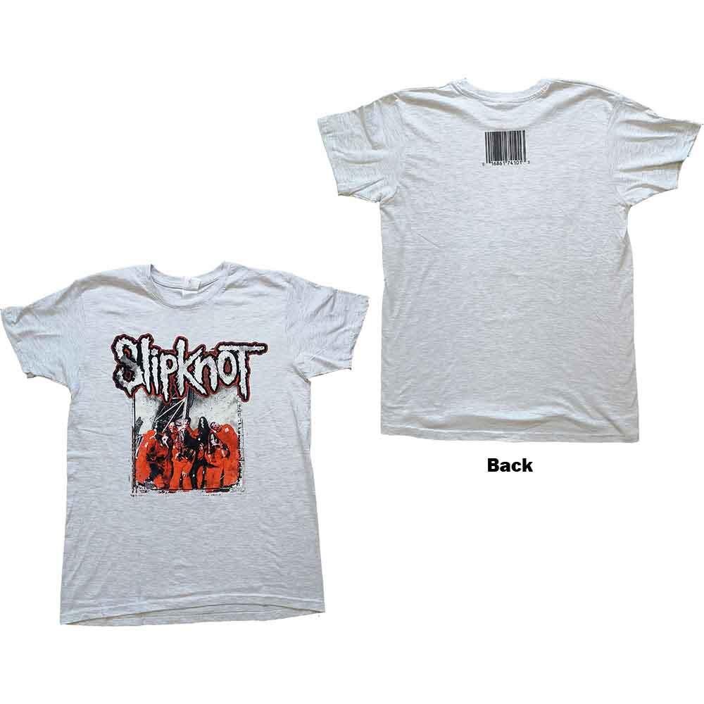 Slipknot T Shirt Self Titled Band Logo Official Mens Grey XXL 2XL