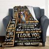 1PC Love Quotes for Wife Print Blanket, Soft Throw Blanket - Warm & Cozy for Couch, Bed, Office, and Travel yy250912199