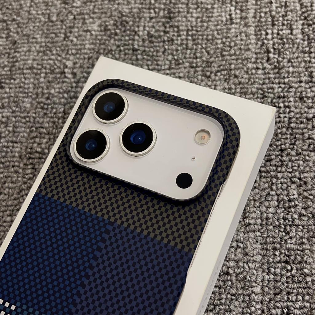 Husă subțire de lux cu model din fibră de carbon magnetică pentru iPhone 17 Air 16 15 14 Plus 13 12 Pro Max Pentru Magsafe Carcasă spate rigidă