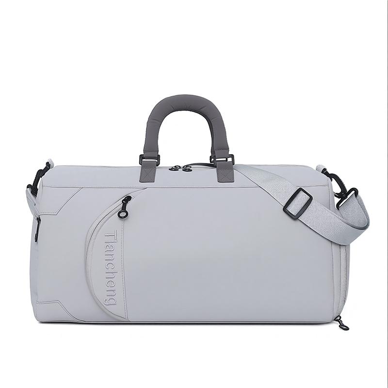

Sports Fitness Bag Dry and Wet Separate Crossbody Bag Travel Bag with Separation Shoes Bags сірий колір