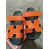 Women's Denim Leather Mix Slide Sandals, Summer Thick Sole Casual Flip Flops, Big Size