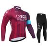 2026 Herbst Atmungsaktives Radsportanzug Set Langarm Schnelltrocknend MTB Fahrrad Uniform Kleidung Ropa Ciclismo Fahrradbekleidung für Sport & Outdoor