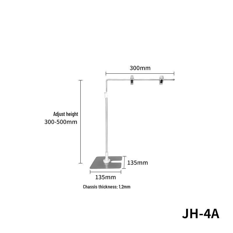 Retractable A4 Sign & Poster Floor Display Stand with Price Clip Shelf