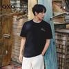 GXG Men's Joint Series Cartoon Back Short Sleeve Knit T-shirt