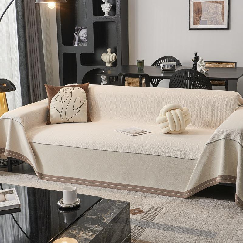 

Французский чехол для дивана из синели, утолщенный нескользящий чехол для дивана, четыре сезона, универсальный, доступный, роскошный стиль, простой, продвинутый 180*130cm