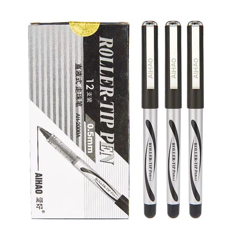 0.5mm Cute Gel Pens Box Gel Pens Kawaii Pens Office Accessories Korean Stationery Black Ballpoint Pen for School Office Writing