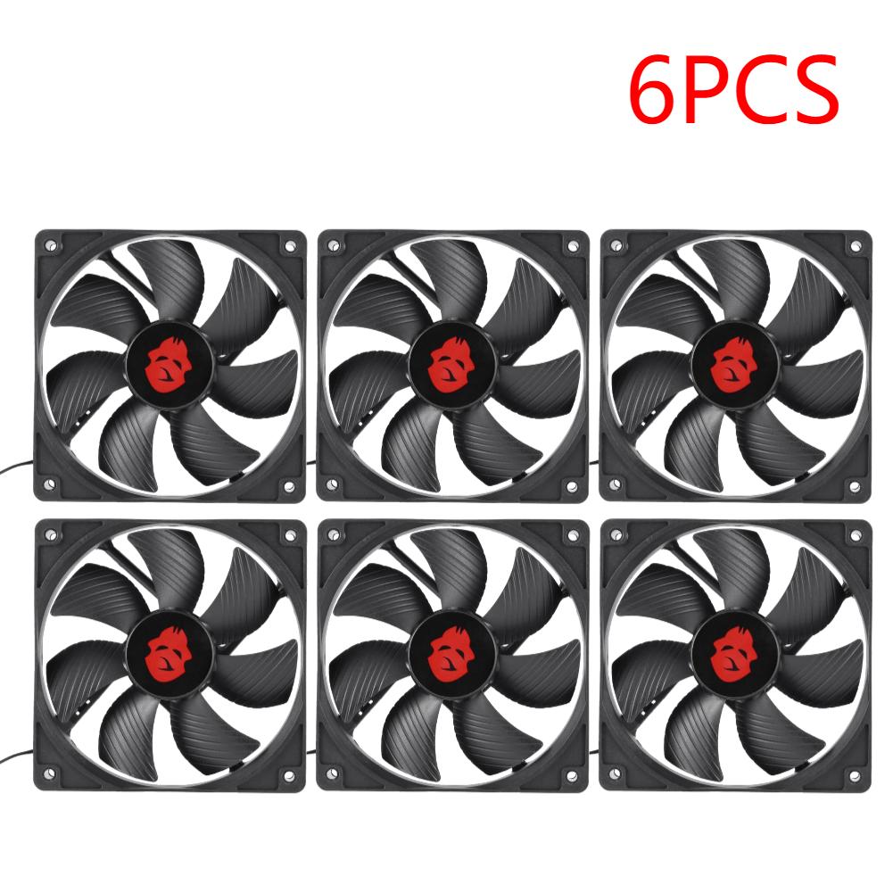 12cm 3000RPM Fan Cooling 12V PC Case Radiator Cooler 120MM Big 4Pin Desktop Chassis Workstation Cabinet Heatsink Fan Server Fans