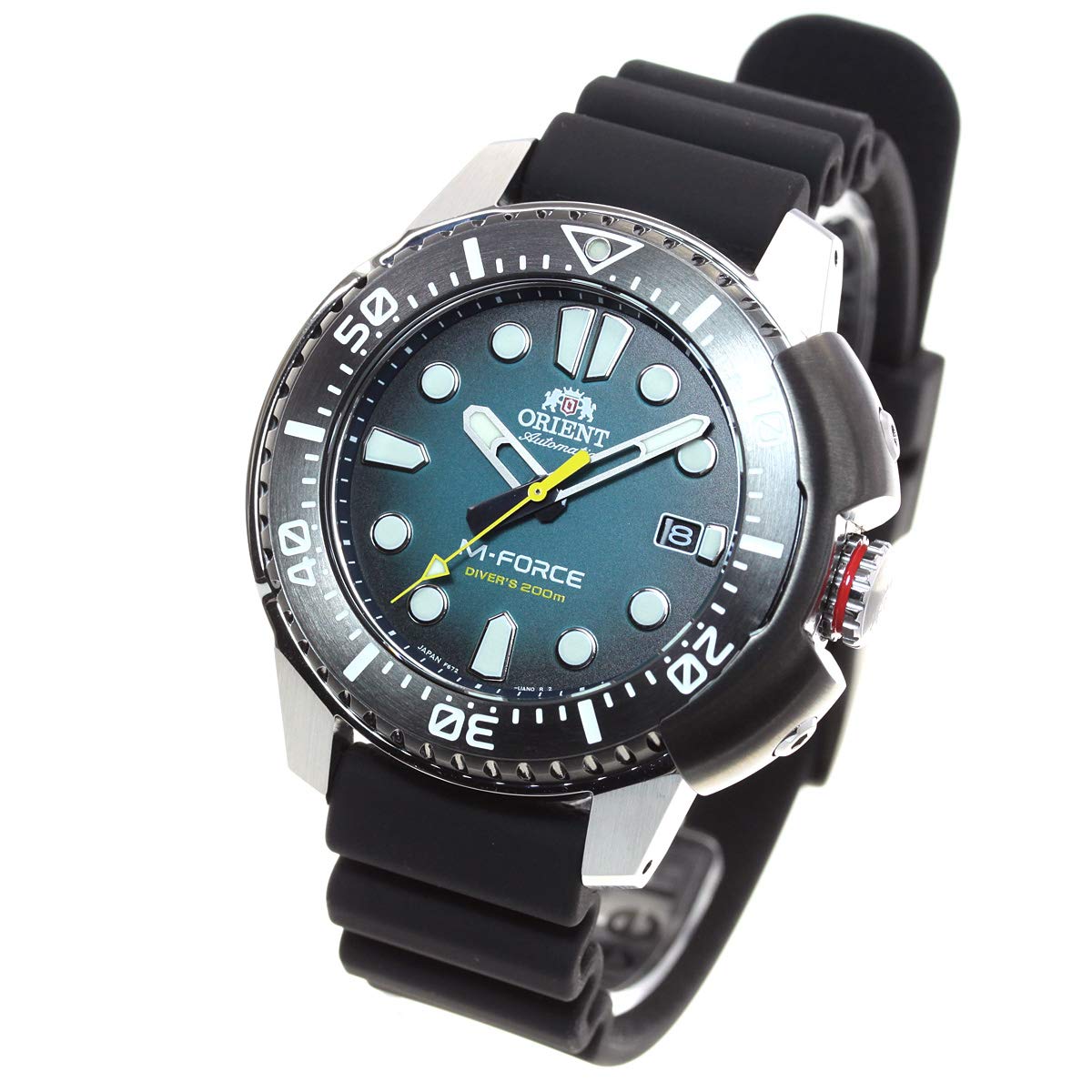 

Годинник срібний [Orient Watch] Diver s M-FORCE RN-AC0L04L чоловічий