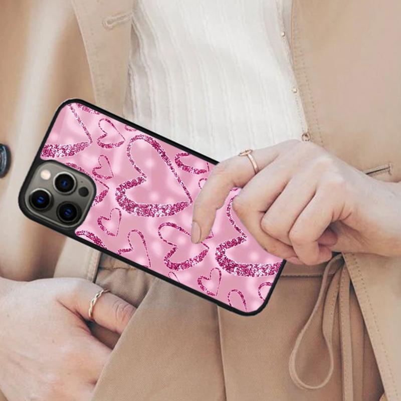 Love Rose Gold Style Magnetic Phone Case For APPLE iPhone 17 Air 16 14 13 12 Pro Max 15 Plus Wireless Charge With MagSafe Cover