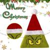 Personalized Custom Embroidered Name Green's Christmas Hat For Adults And Children Christmas Holiday Gift Decoration