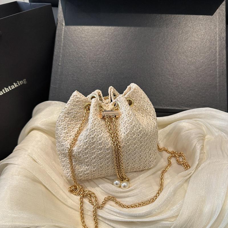 

Summer casual bucket bag new fashion versatile trend chain beautiful shoulder messenger bag women s bag