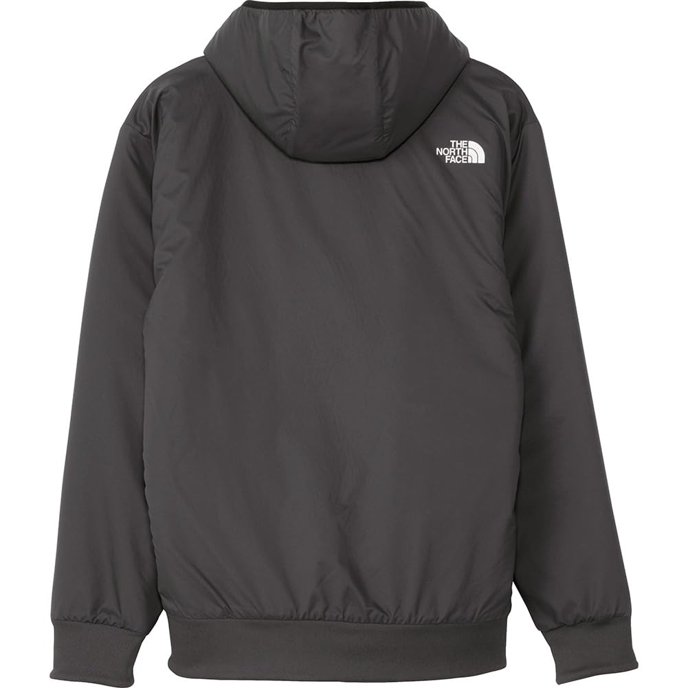 The North Face Reversible Tech Air Asphalt Size S Men's Hoodie, Stretch, Anti-Static, Gray/Mixed Charcoal,