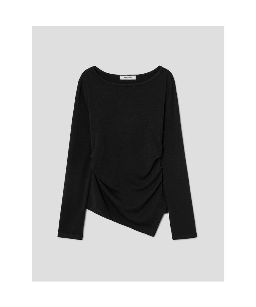 8SECONDS Waist Tuck Long Sleeve T-Shirt Black