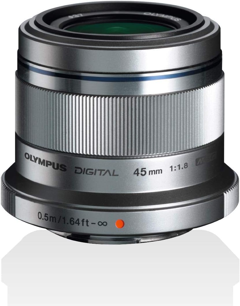 Olympus M.ZUIKO DIGITAL Prime Lens 45mm F1.8 Silver