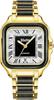 Diella Men's Mechanical Watch with Jadeite Cut, Unique Texture, Date Display, Luminous Hands and Markers, and 5 ATM Water Resistance (AD6027G)