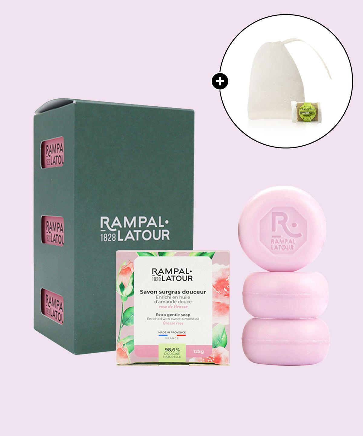Savon Ronde Rose 125g Set of 3