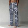 Herren Lockere Lässige Einfarbige Hose Camouflage Muster Gerade Hose