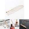 Stylish Stainless Steel Necklace Meditation Mindfulness Pendant Relieves Stress Breath Control