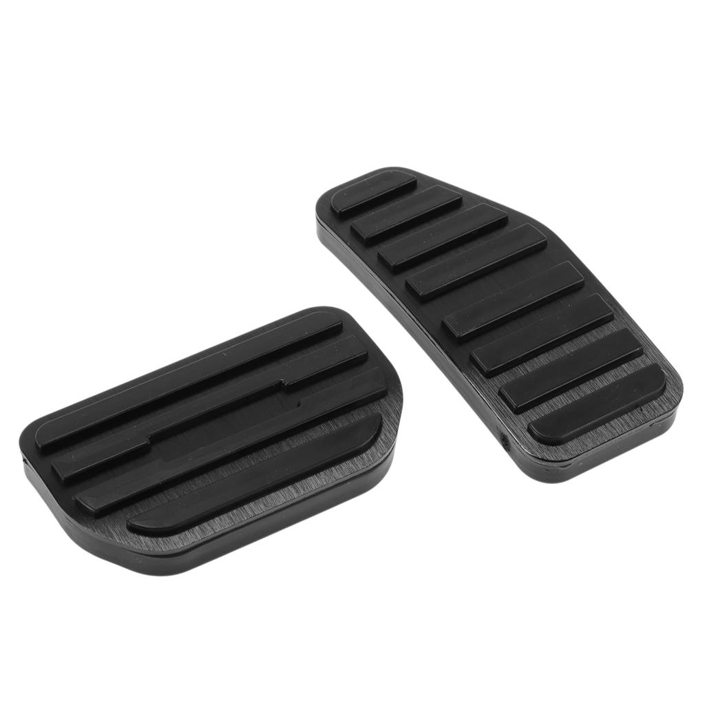 FUELHOOD 2 Pcs Automatic Foot Pedal Pad Foot Axle Pedal Cover for Suzuki Pascia MK54S MK94S / Aluminum Alloy Black