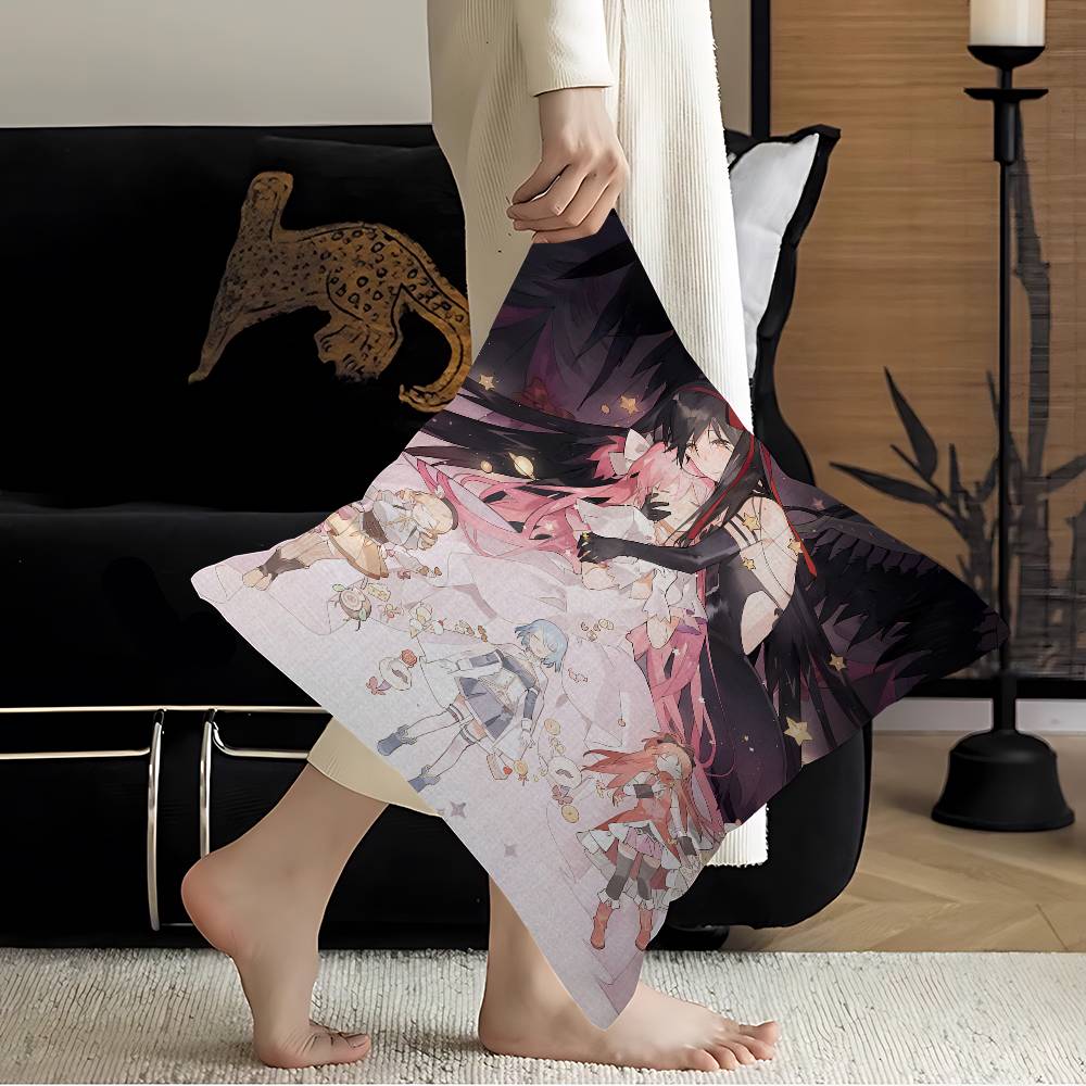 Cartoon Puella Magi Madoka Magica Kissenbezug Design Kissenbezug Deko Feiertagsdeko