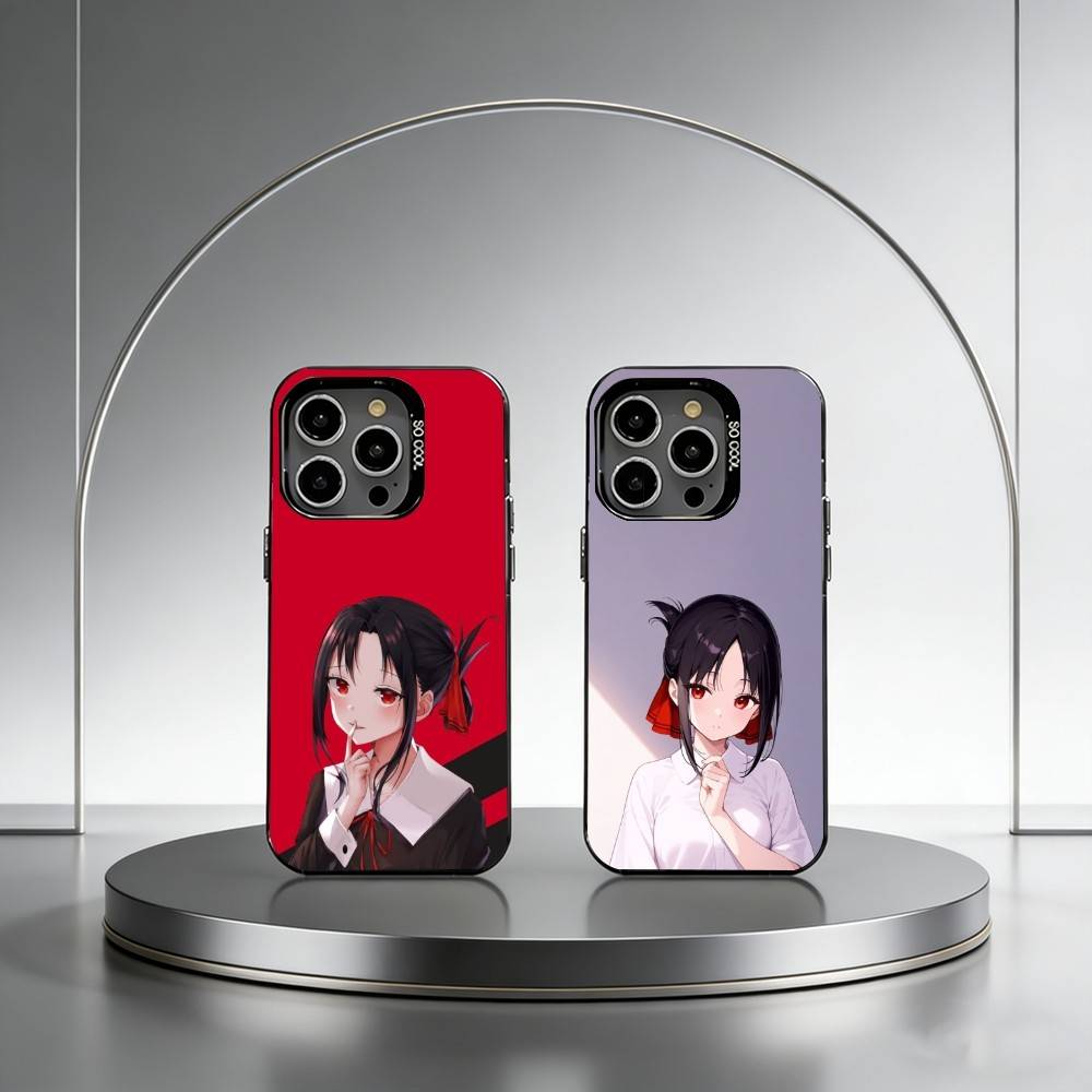 Kaguya-sama Kaguya Shinomiya Phone Case For iPhone 17,16,15,14,13,12,11 Plus,Pro Max,XS,Colorful Silver Phone case Funda Cover