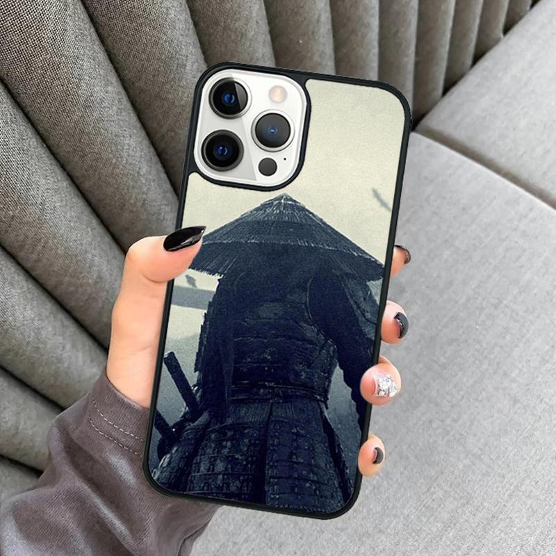 Samurai Phone Case For iPhone 17 Air 16 16e 15 13 14 Pro Max 11 12 Plus 2022 MAX Shell Cover Coque