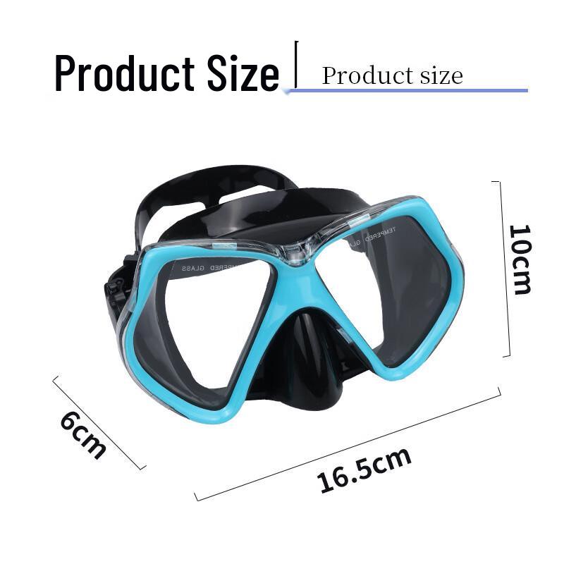YBLKJ M2021S Large Frame HD Snorkeling & Diving Mask